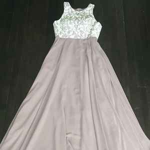 Azazie floor length bridesmaids dress (worn once)